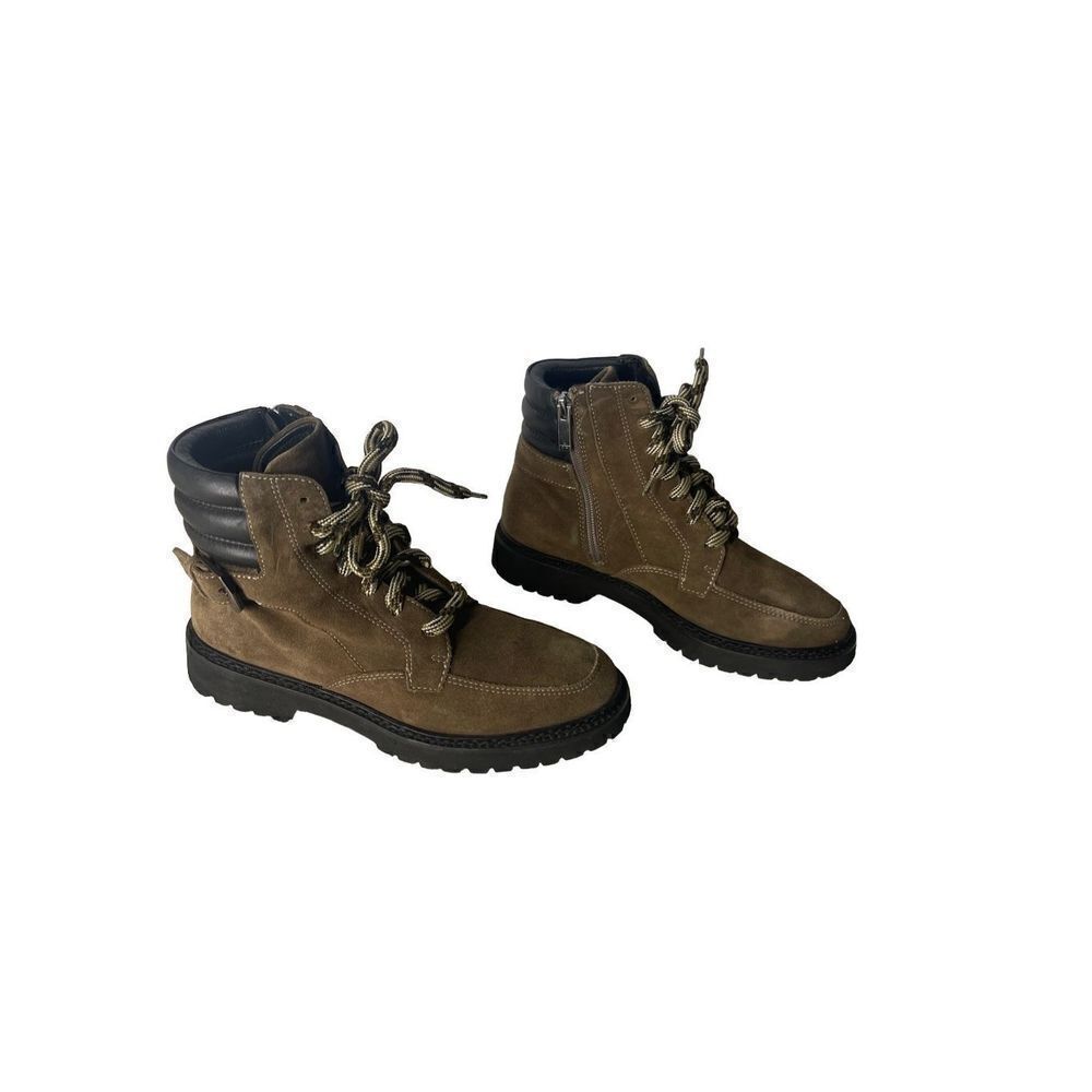 Aquatalia Mayra Weatherproof Suede Lace Up boot US 7 M Combat Ankle Boot Women’s